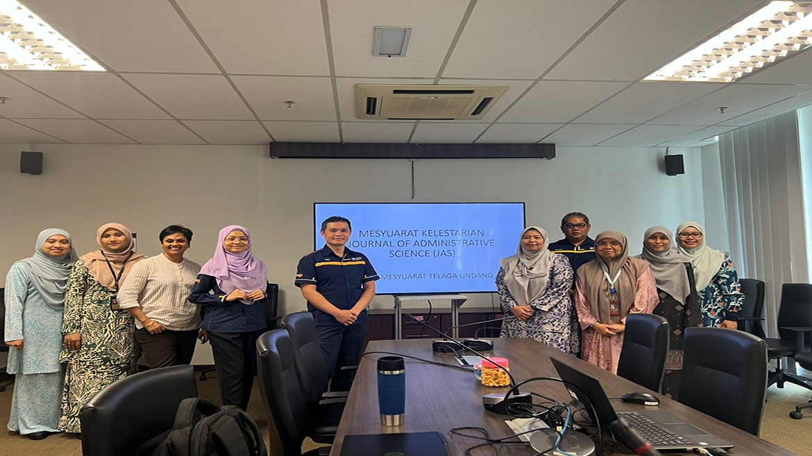 MESYUARAT KELESTARIAN JOURNAL OF ADMINISTRATIVE SCIENCE (JAS) BERSAMA DENGAN KETUA ETIKA DAN PENERBITAN UiTM