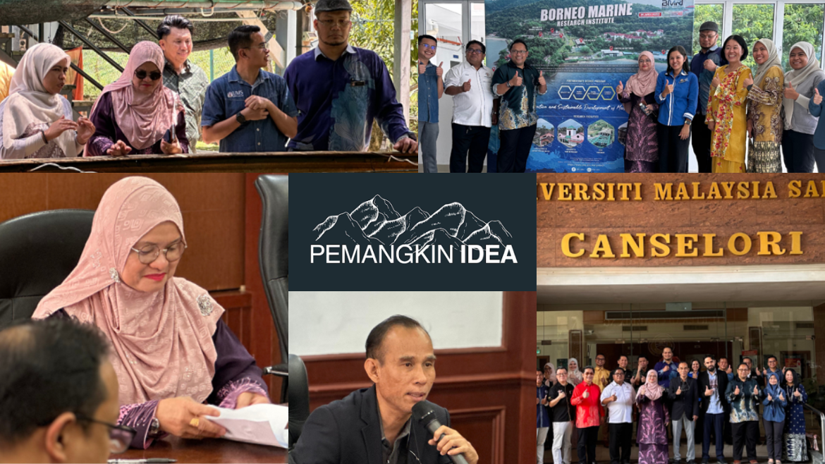 KUNJUNGAN HORMAT KE PEJABAT PENYELIDIKAN & INOVASI, UNIVERSITI MALAYSIA SABAH (UMS) KUKUHKAN SINERGI PENYELIDIKAN.