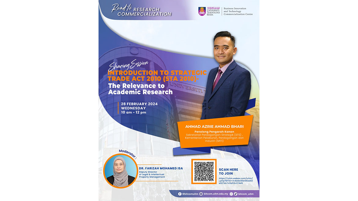 TAKLIMAT INTANGIBLE TECH TRANSFER (ITT) OLEH KEMENTERIAN PERDAGANGAN ANTARABANGSA (MITI)