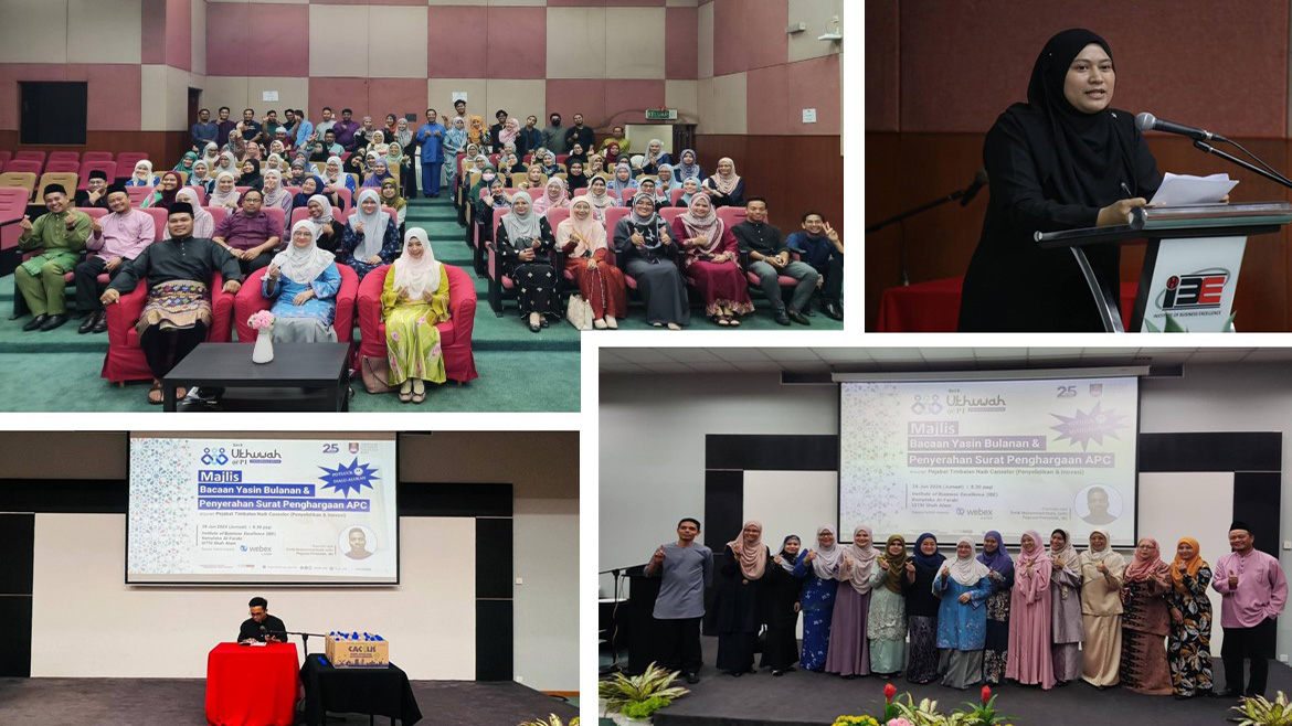 PENGANJURAN PROGRAM UKHUWAH@PI SIRI 6 TAHUN 2024 DI PEJABAT TIMBALAN NAIB CANSELOR (PENYELIDIKAN & INOVASI)