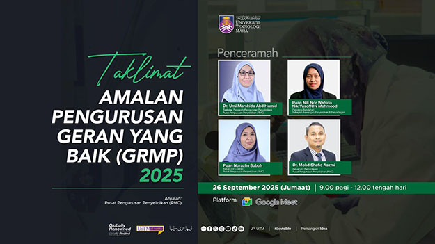 TAKLIMAT AMALAN PENGURUSAN GERAN YANG BAIK (GRMP) 2025